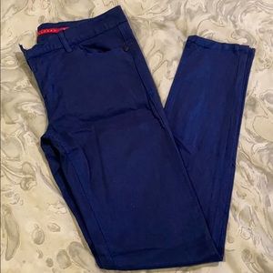 Tinseltown metallic blue jeans size 7
